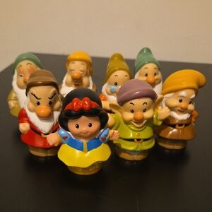 Little People Disney Princess Snow White & Seven Dwarfs - Complete Set